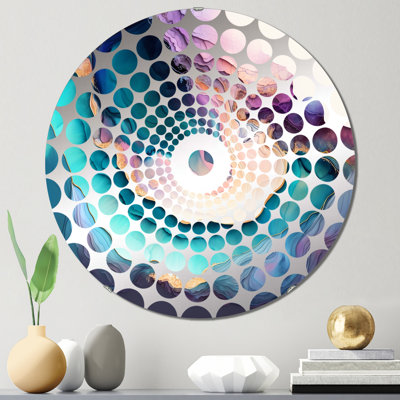 Jahad - Miroir décoratif à cercles concentriques