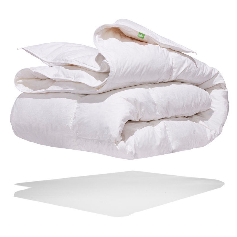 Couette en duvet et plumes d'oie blanche - poids toutes saisons, Très grand lit