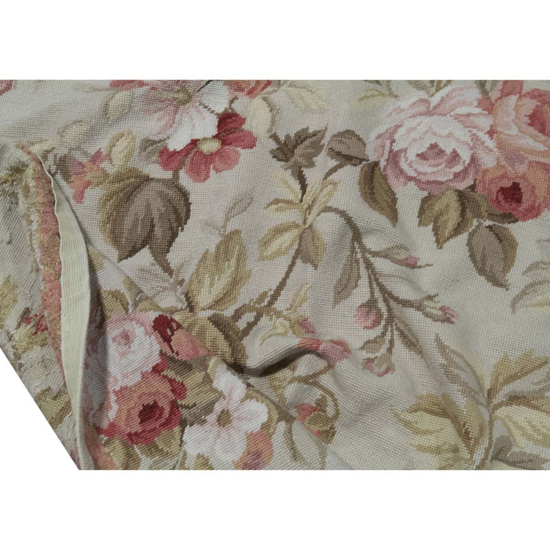 Handmade Wool Floral Area Rug
