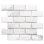 Santorini 2" x 4" Marble Brick Joint Mosaic Wall Tile