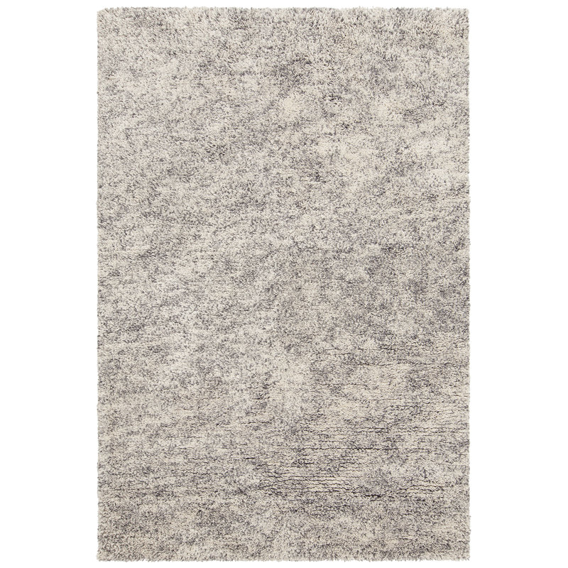 Tapis crème / gris tissé à la main Wunderlich, 7 pi 9 po X 10 pi 6 po