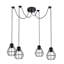Cluff 4 - Light Black Cluster Pendant