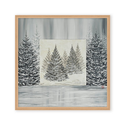 Nature Inspired "Pine Portrait" Canvas Wall Art By 