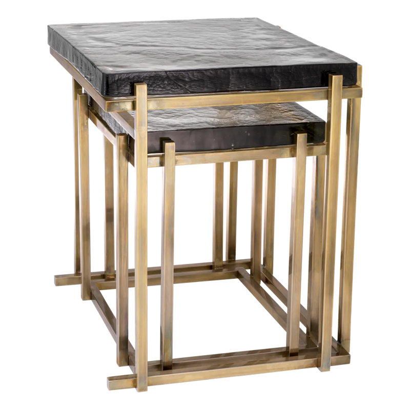 Niemeyer Glass Nesting End Table