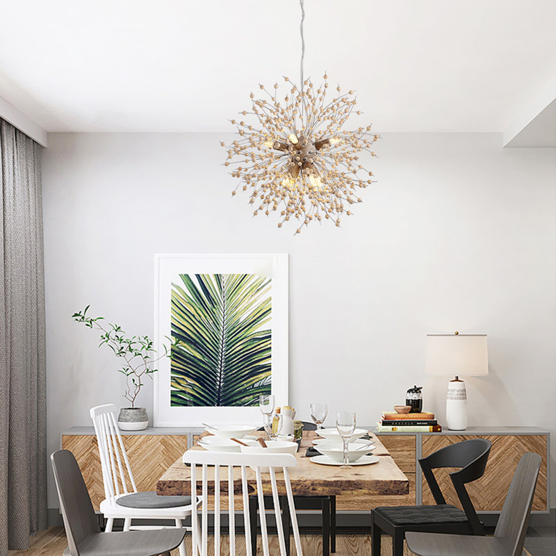 Thurton 8 - Light Sputnik Chandelier