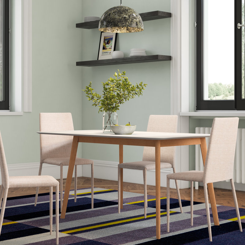 Extendable Solid Wood Base Dining Table