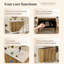 Armoire murale pliante avec évier crème-274412518