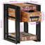 30cm W Solid Wood Bedside Table-1357272206