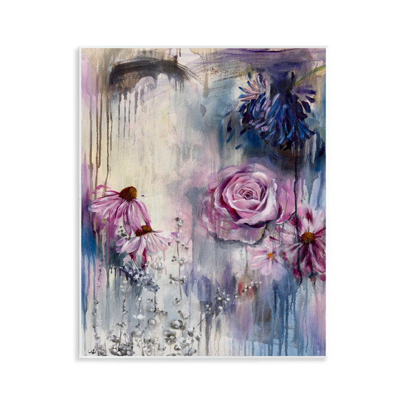 "Lavender Light Blossoms", art mural sur toile par Linda McClure