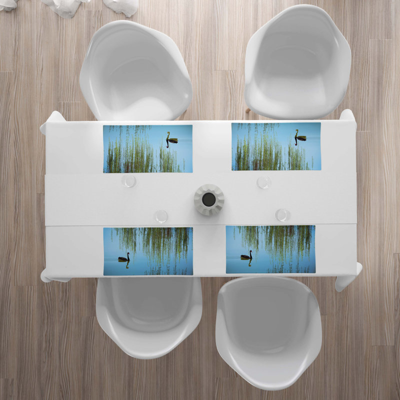 Polyester Floral Rectangle Placemat