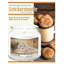 Bougie White Barn Holiday en pot en verre de 400 g avec couvercle en métal argenté brossé