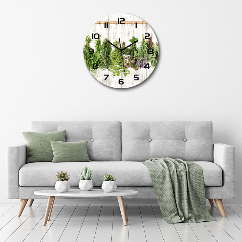 Johnika Glass Wall Clock