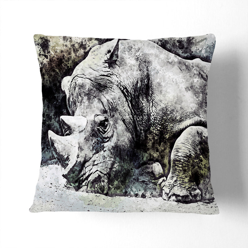 Square Throw Cushion, 40cm H x 40cm W x 15cm D
