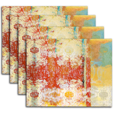 Napperon abstrait en polyester