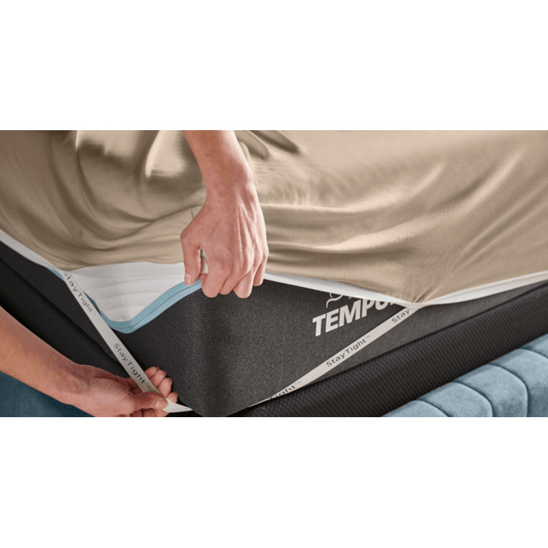 Tempur-Rayon from Bamboo Sheet Set, Split King Sheet Set/2 Fitted Sheets/2 King Pillow, Sandstone