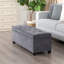 Banc repose-pieds de rangement rectangulaire 42 "avec plateau relevable-1626954381
