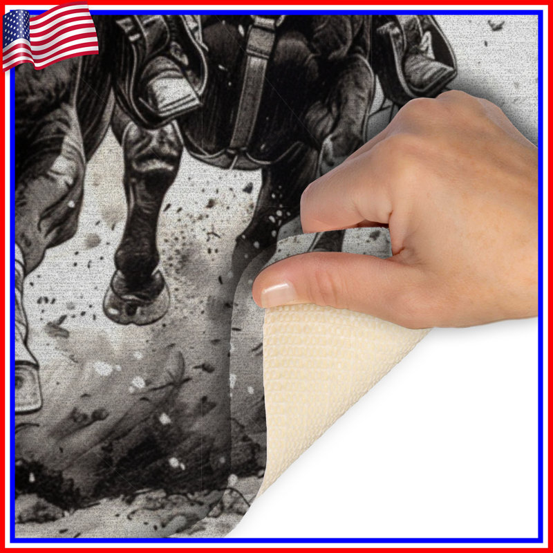 Tapis de bain Cowboys, L 34 po x L 21 po