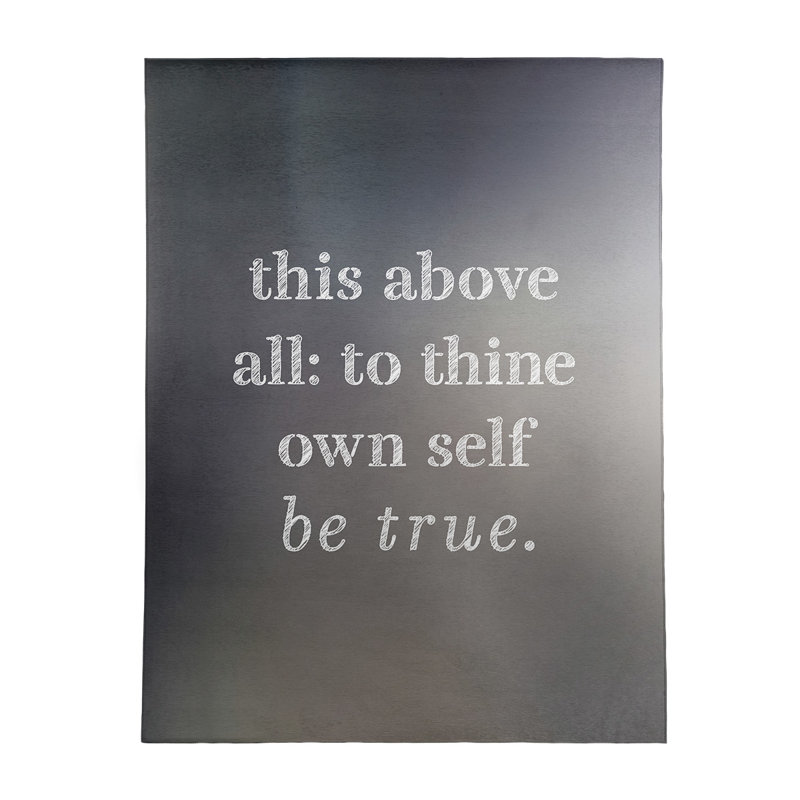 Quotes Chenille Indoor Rug, Rectangle 5' x 7'