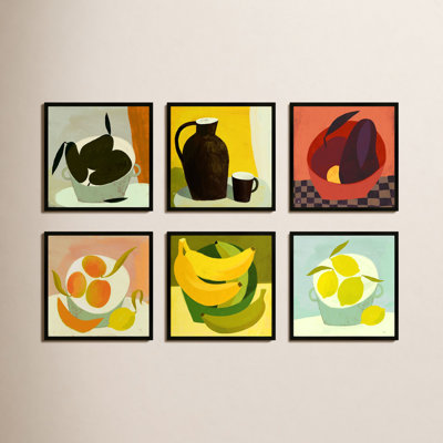 Julina "Fruits" 6-Piece Painting Set
