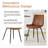 5-Piece Convertible Adjustable Height Dining Set with Upholstered Chairs-1931822693-1931822683