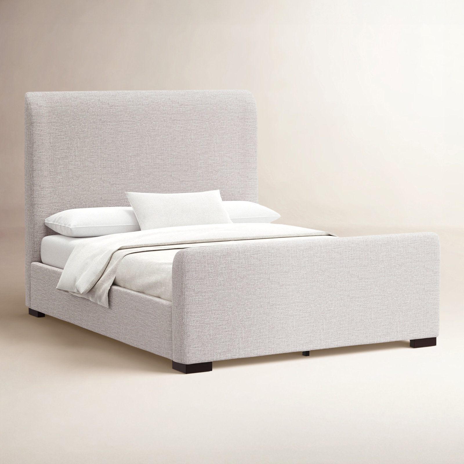 Scotty Upholstered Wingback Bed, Full / Double