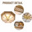 20" European Style Ceiling Light, Golden Glass Flush Mount Lamp for Bedroom Study Hallway Living Room