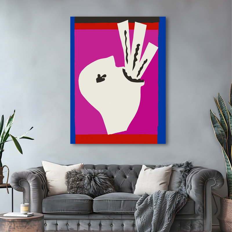 3HM7484 The Sword Swallower by Henri Matisse - Wrapped Canvas Print, 100cm H x 70cm W