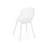 White Polypropylene Outdoor Furniture - Stable, , Diamond Mesh Pattern Chair Chairs Resilient,-1372665049
