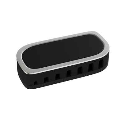 Organisateur de bureau de gestion des câbles - Gestion des câbles pour 7 câbles d'ordinateur, de charge ou d'alimentation avec base antidérapante et housse de rangement attachée par SimpleCord