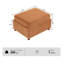  Repose-pieds modulaire modulaire, orange-131377324-131377328