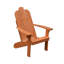 Chaise Adirondack en bois massif Handley-911563207