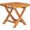 Miami Outdoor Square Teak Side Table