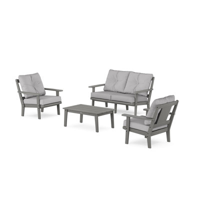 Prairie 4-Piece Deep Seating Set with Loveseat