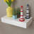 Wall Shelf Floating Shelf with Drawer Display Shelf for Books DVDs-1671533025