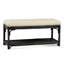 Summer Retreat Wicker Shelf Storage Bench-71425142-86505846