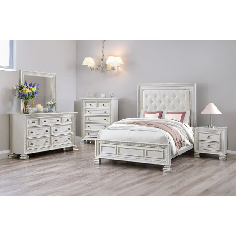 Ensemble de chambre à coucher tapissier Senorina, Grand