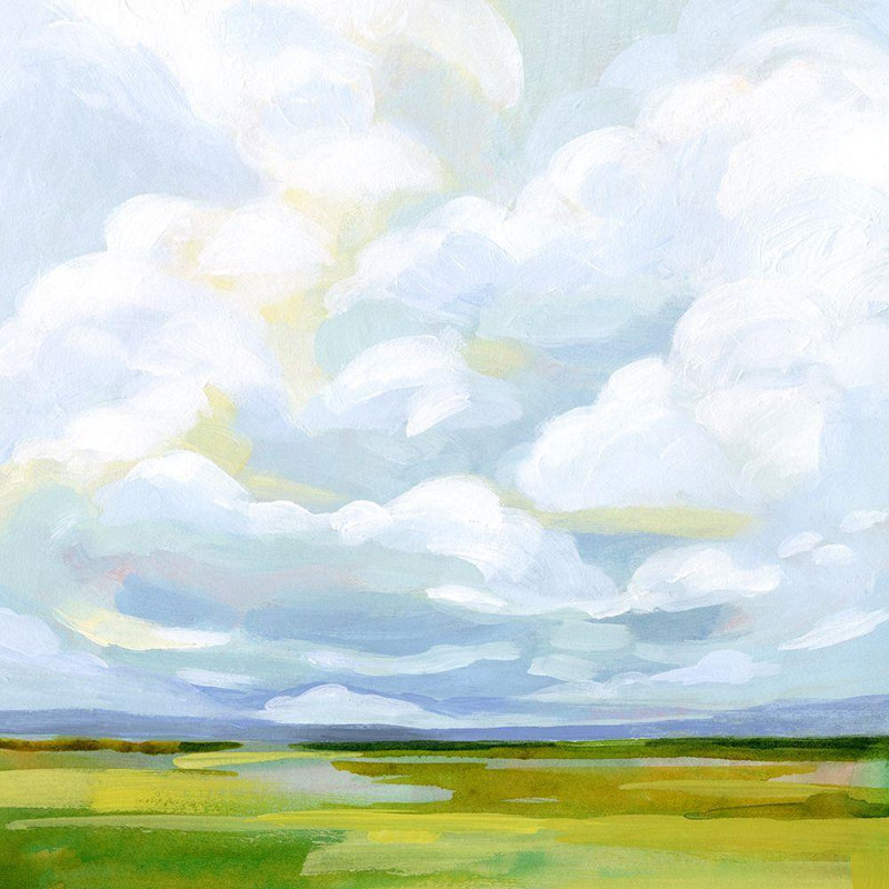 «Red Barrel Studio® Borges, Victor Gallery», art sur toile tendue: Lucid Skies IV, H 36 po x l 36 po