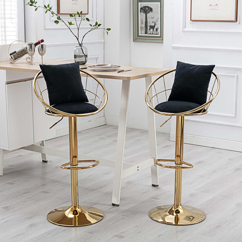 Tabouret Julliette, Noir