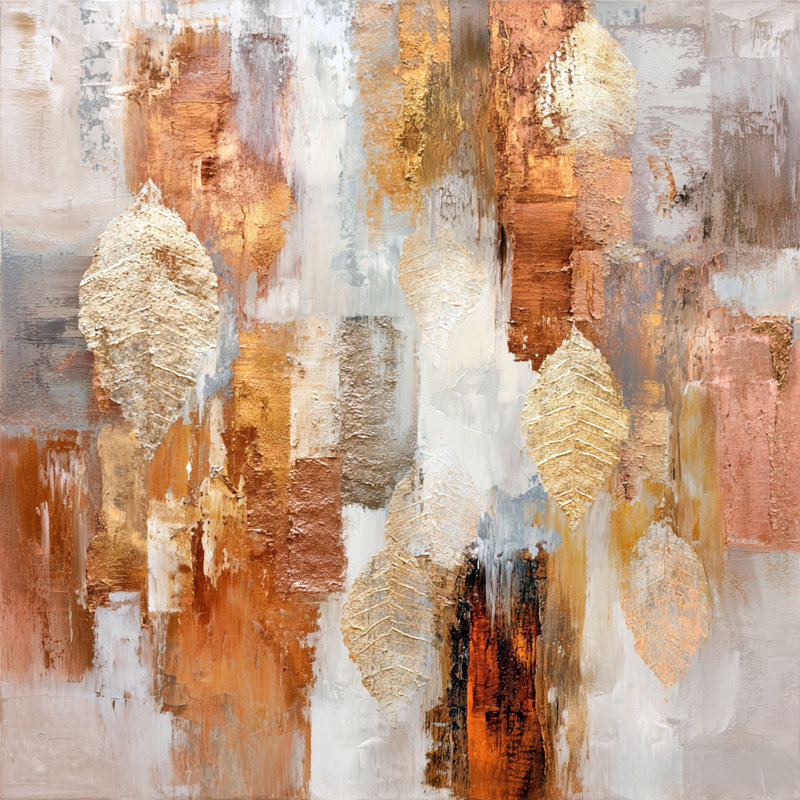 «Autumn Echo», art mural sur toile tendue, L 40 po x H 40 po x P 1,5 po