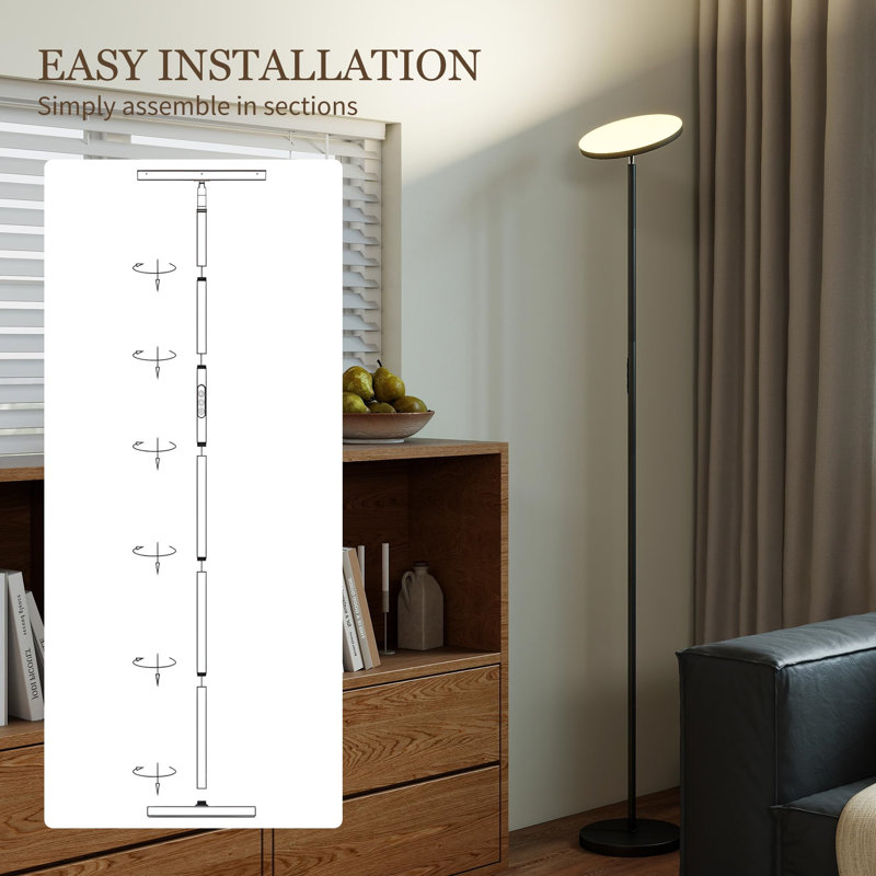 177cm LED Torchiere Floor Lamp