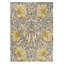 Hand Tufted Wool Floral Area Rug in Blue-6707370