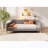 Queen Size Upholstered Daybed with Legs-760362163