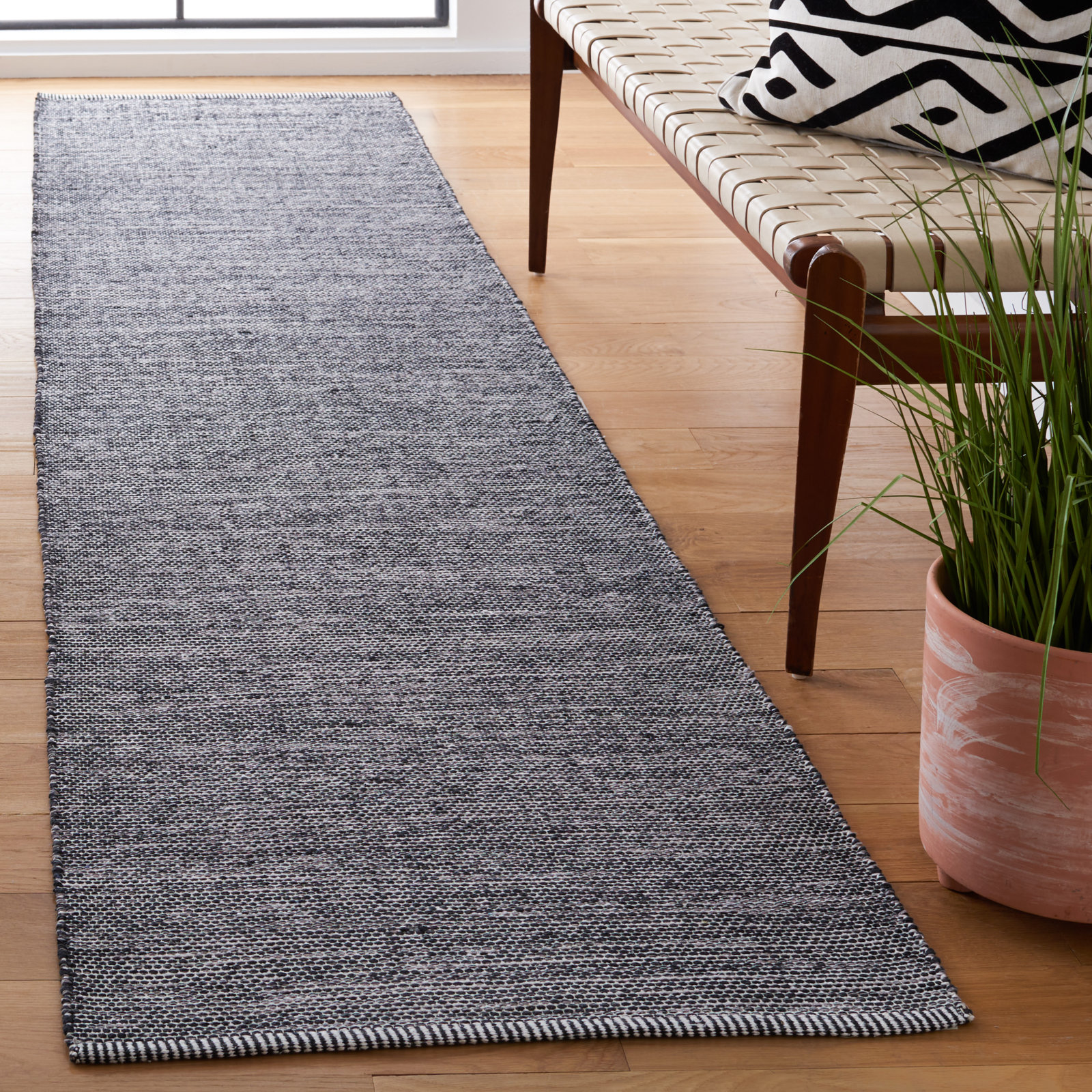 Dallis Cotton Rug, Runner 2'3" x 9'