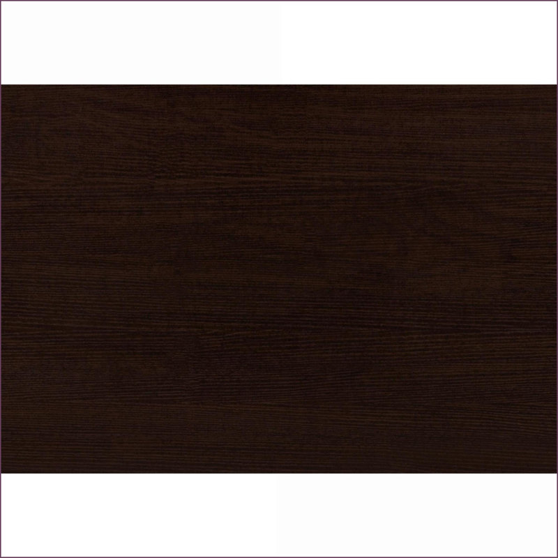 Desks, 48” Modern Computer Desk with Storage Shelves | Brown Laminate &amp; Grey Metal | Espresso | MDF, Black