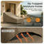 Housse pour chaise longue Premium - Housse résistante et respirante avec doublure en PVC résistant à l'eau, ourlet élastique réglable, sangles à fermeture par clic et bouches d'aération - Collection Hyslop-87748710