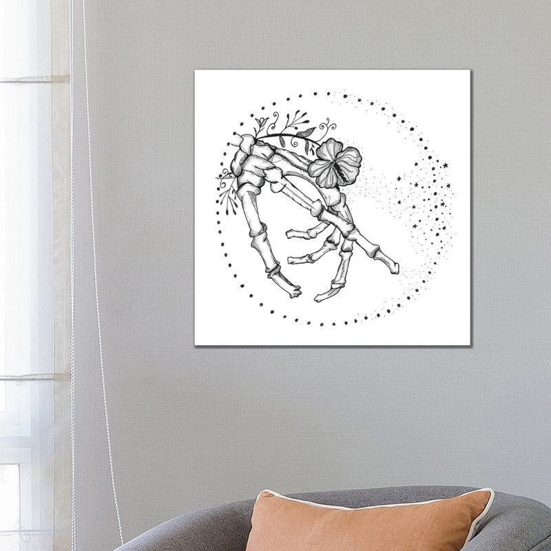 Hand Anatomy Print, Occupational Therapy, Physical Therapist by Aged Pixel - Wrapped Canvas Print