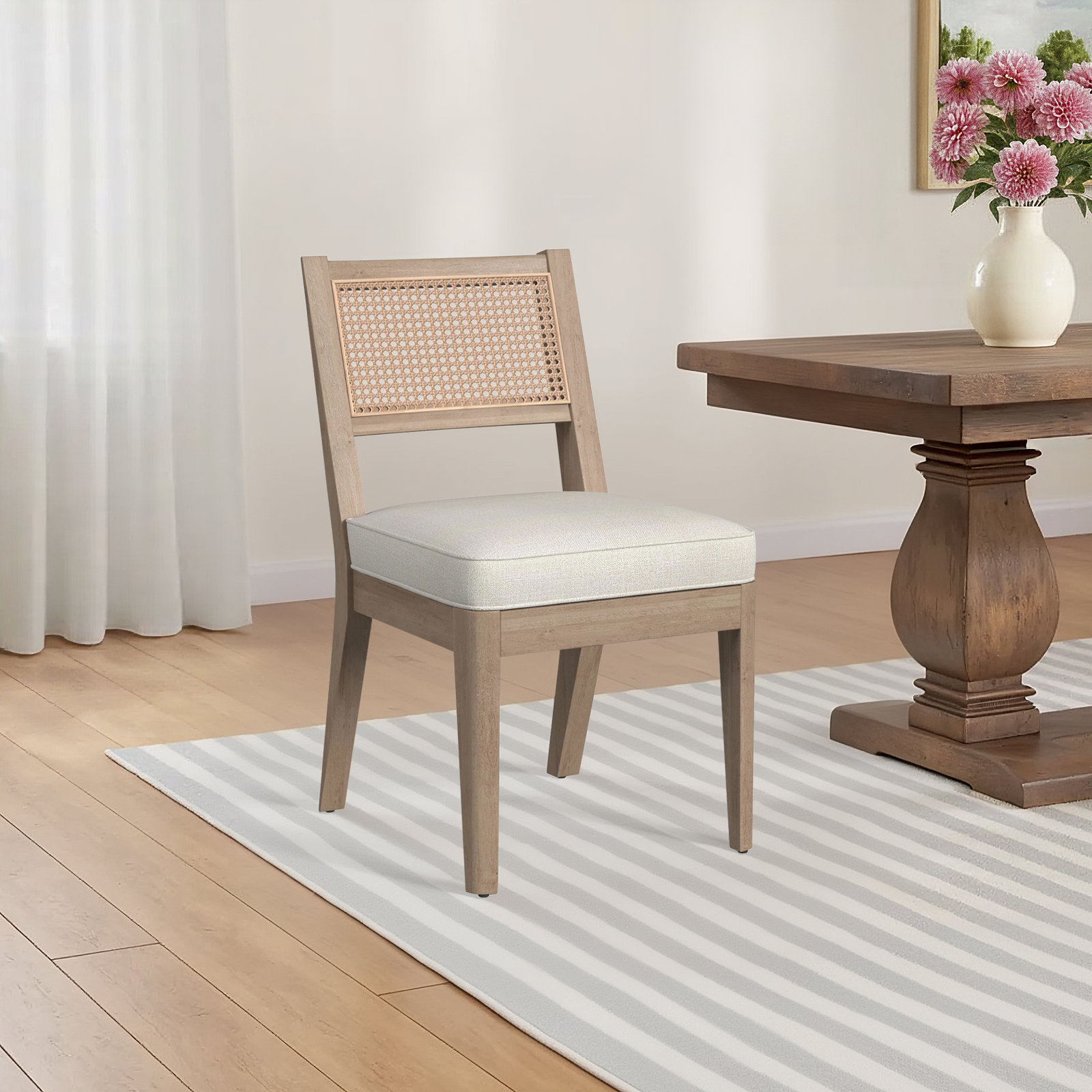 Landeros Dining Chair, Oak