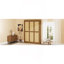 Grand lit en bois massif avec armoire escamotable, lit peu encombrant, parfait pour la chambre d'amis
