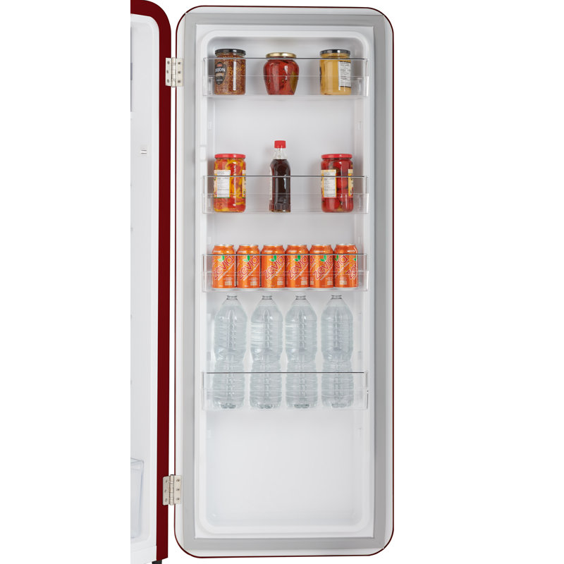 Réfrigérateur 24 po Retro, Rouge