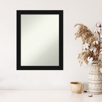 Miroir d'appoint mural en plastique avec finition satinée